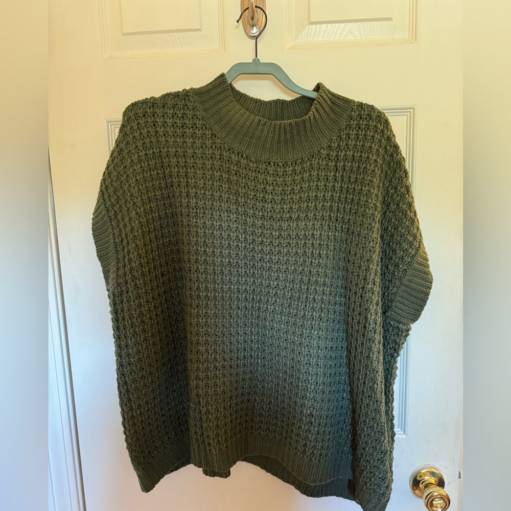 Amazon Olive Green Cowl Neck Sweater